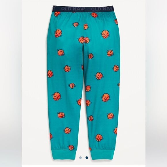 Oldnavy Printed Jersey-Knit Pajama Jogger Pants For Boys Small (6-7) - Picture 2 of 4